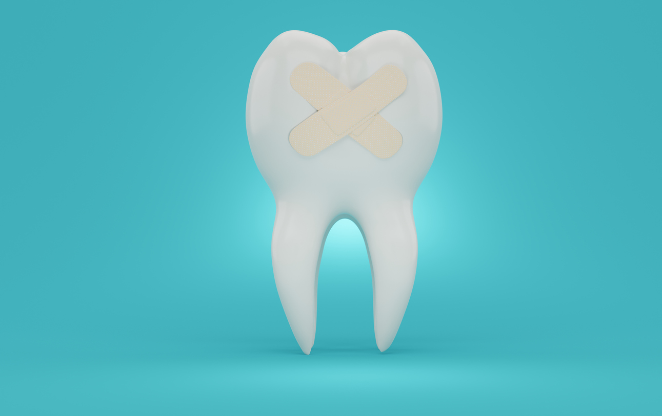 concept image of dental emergency