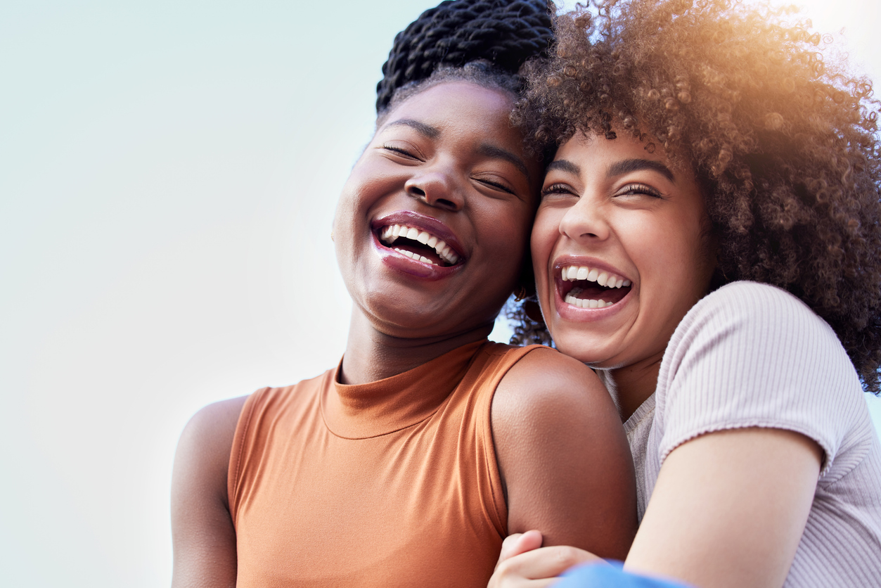 Two women smiling as the featured image for Most Common Cosmetic Dentistry Treatments